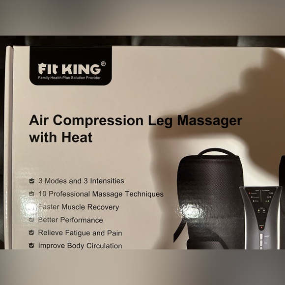 Fit King Leg and Calf Massager Black —New in Box - Picture 7 of 7